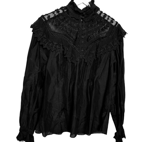 Kobi Halperin Athena Blouse Black - Picture 3 of 8